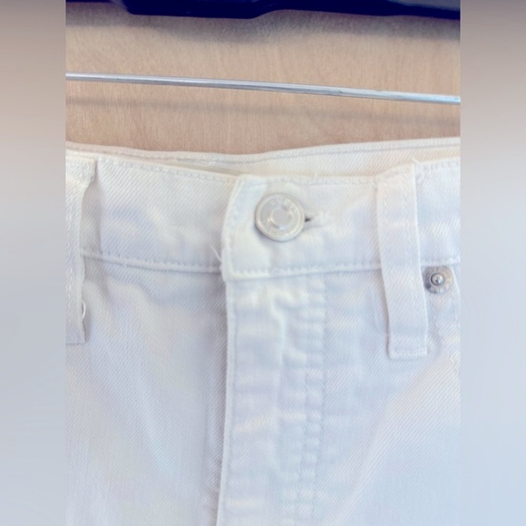 J. Crew White Frayed Hem Jean Shorts: Eligible 3/$25 - Picture 8 of 13